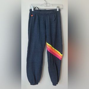 Aviator Nation sweatpants. Size small. Navy Blue